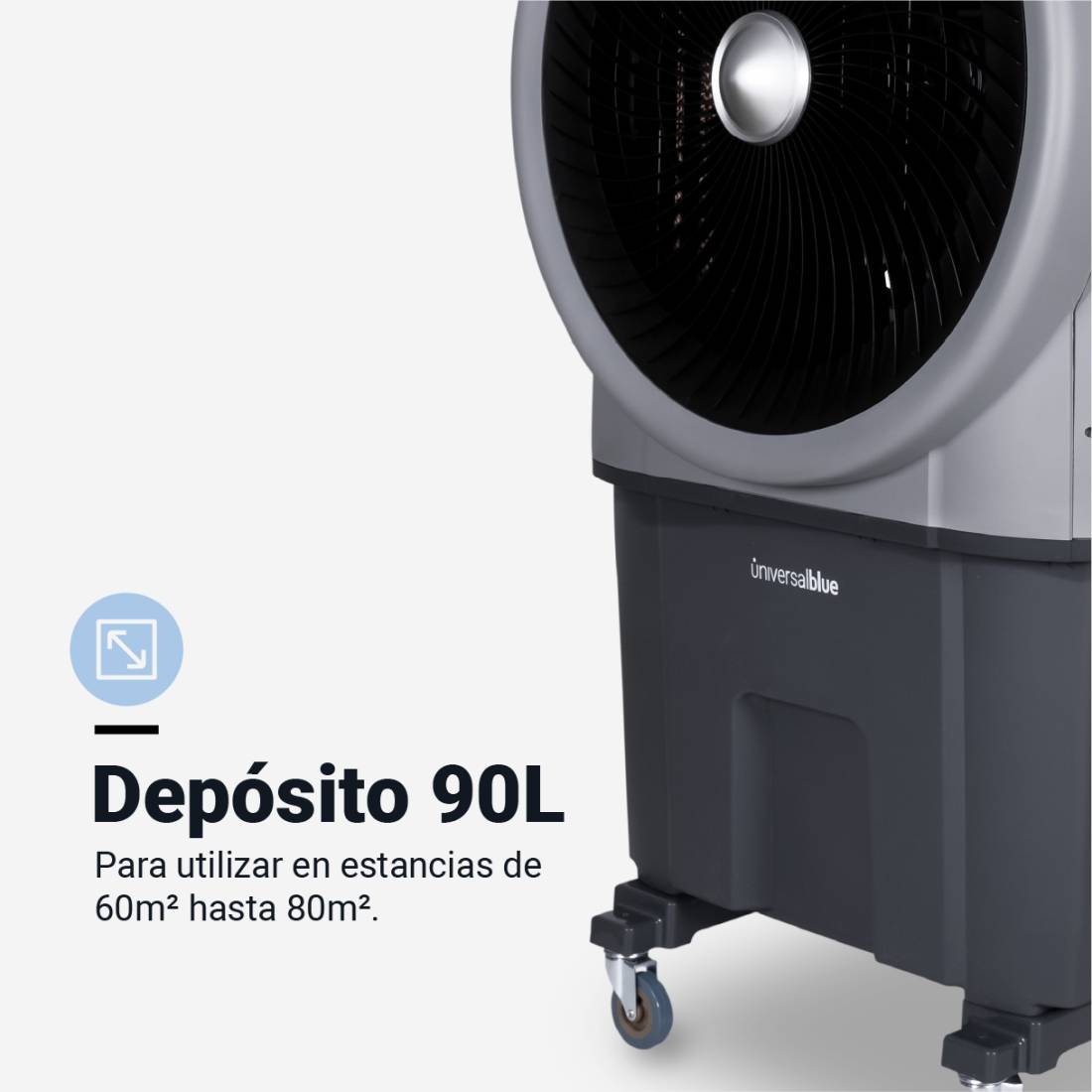 CLIMATIZADOR U.BLUE TULUM 7090 90L 300W 10000M3/H